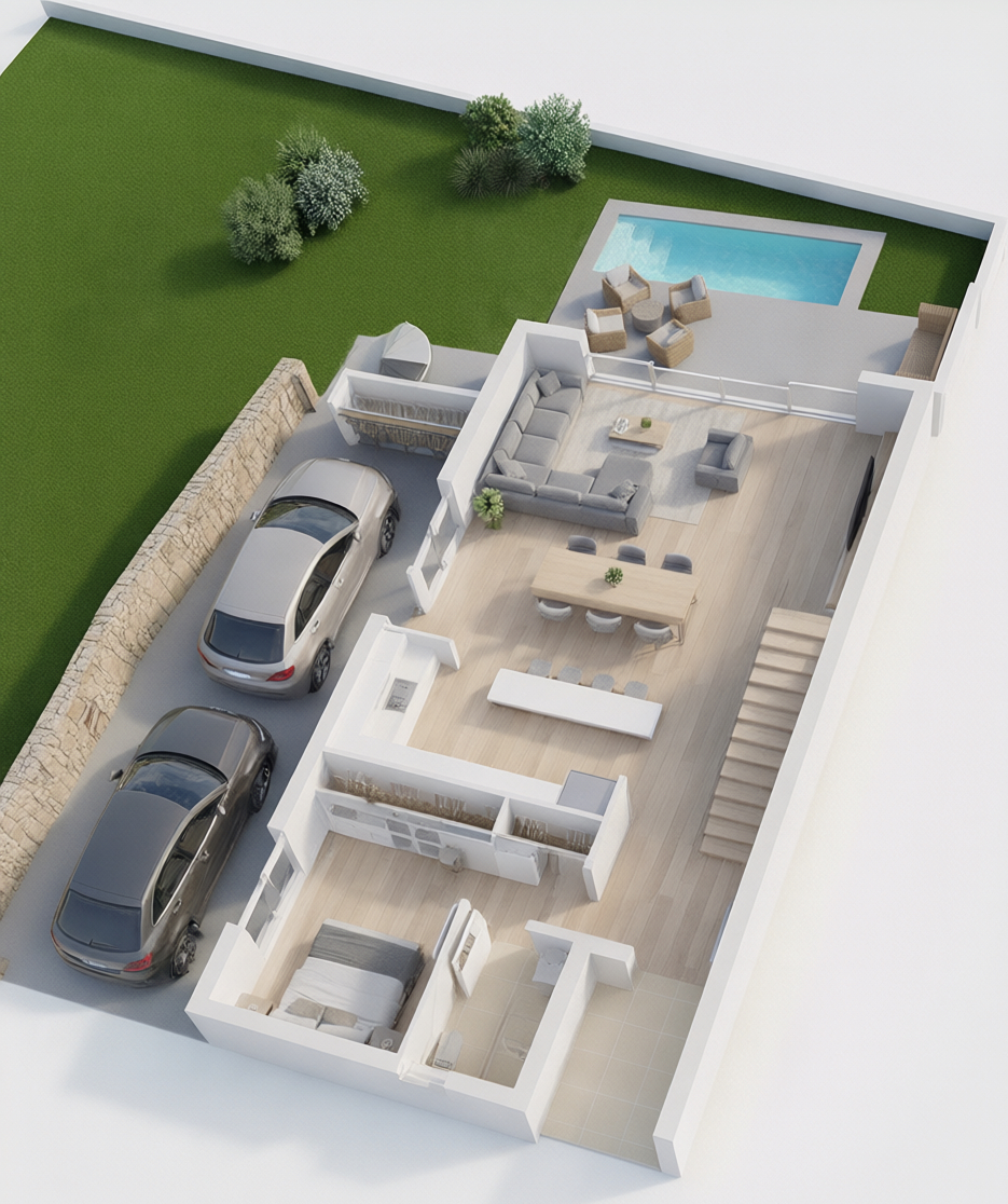 Habitatge - vista 3D